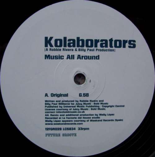 Cover Kolaborators - Music All Around (12) Schallplatten Ankauf