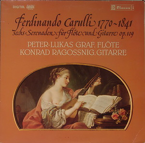 Cover Ferdinando Carulli* - Peter-Lukas Graf, Konrad Ragossnig - Sechs Serenaden Für Flöte Und Gitarre Op.109 (LP, Album) Schallplatten Ankauf