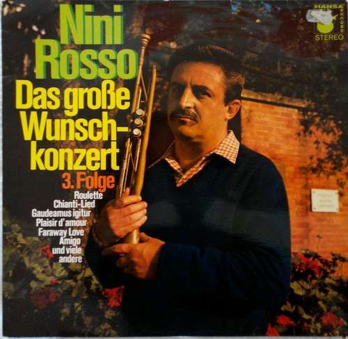 Cover Nini Rosso - Das Große Wunschkonzert - 3. Folge (LP, Album) Schallplatten Ankauf