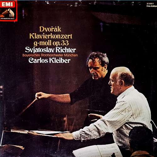 Cover Antonín Dvořák - Carlos Kleiber - Svjatoslav Richter* - Bayerisches Staatsorchester München* - Klavierkonzert G-Moll Op.33 (LP, Album, Club) Schallplatten Ankauf