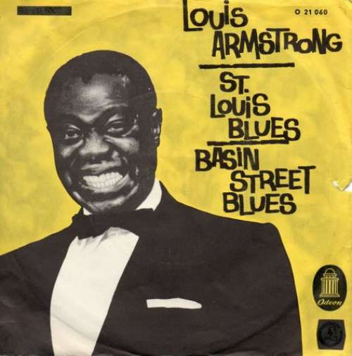 Cover Louis Armstrong - St Louis Blues / Basin Street Blues (7) Schallplatten Ankauf