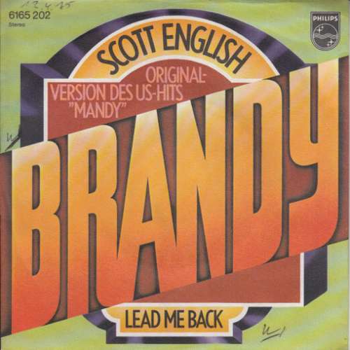 Cover Scott English - Brandy / Lead Me Back (7, Single) Schallplatten Ankauf