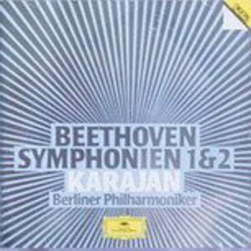 Cover Beethoven* - Herbert Von Karajan - Berliner Philharmoniker - Symphonien 1 & 2 (LP, Club) Schallplatten Ankauf