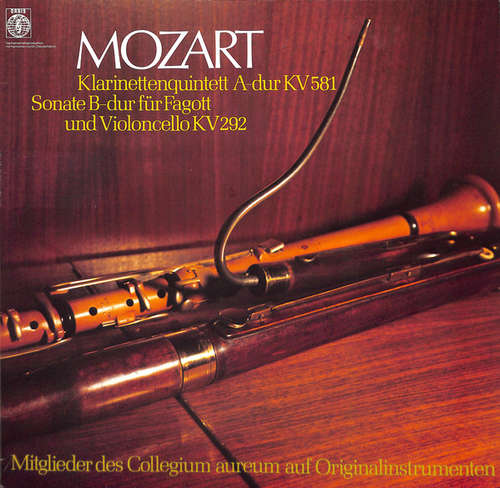 Bild Mozart* - Mitglieder Des Collegium Aureum Auf Originalinstrumenten*, Franzjosef Maier - Klarinettenquintett A-Dur KV 581 - Sonate Für Fagott Und Violoncello B-Dur KV 292 (LP) Schallplatten Ankauf