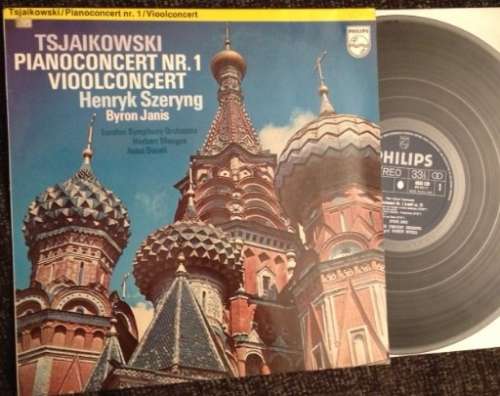 Cover Peter Illitch Tchaïkovsky*, Henryk Szeryng, Byron Janis - Pianoconcert Nr. 1 In Bes / Vioolconcert In D (LP, Comp) Schallplatten Ankauf