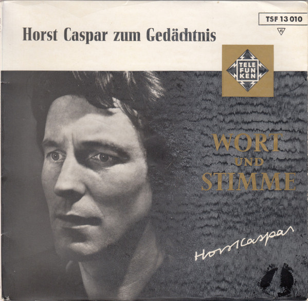 Cover Horst Caspar - Horst Caspar Zum Gedächtnis  (7) Schallplatten Ankauf