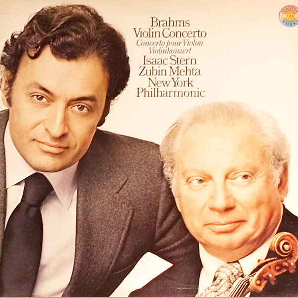 Cover Brahms* - Isaac Stern / New York Philharmonic* / Zubin Mehta - Violin Concerto In D Major (LP, Album, Club) Schallplatten Ankauf