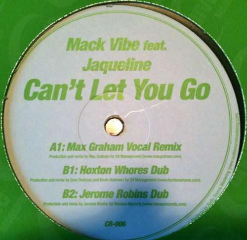 Cover Mack Vibe* Feat. Jacqueline - Can't Let You Go (12) Schallplatten Ankauf