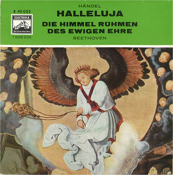 Cover Chor Der St. Hedwigs-Kathedrale Berlin / Karl Forster / Georg Friedrich Händel / Ludwig van Beethoven / Berliner Philharmoniker / Wolfgang Meyer (2) - Halleluja / Die Himmel Rühmen Des Ewigen Ehre (7, EP) Schallplatten Ankauf