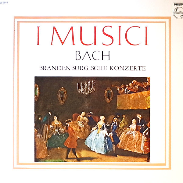 Cover Bach*, I Musici - Brandenburgische Konzerte Nr. 1-6 (2xLP, Album) Schallplatten Ankauf