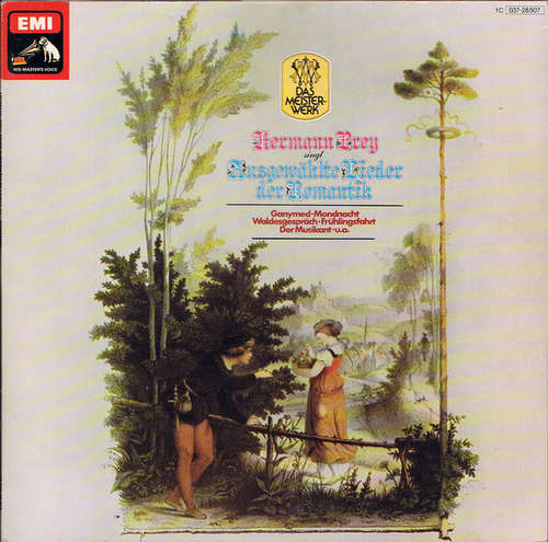 Cover Hermann Prey - Singt Ausgewählte Lieder Der Romantik (LP, Comp) Schallplatten Ankauf