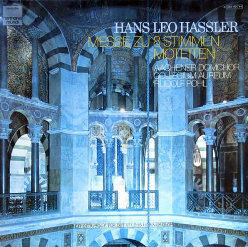 Cover Hans Leo Hassler*, Aachener Domchor, Collegium Aureum, Rudolf Pohl - Messe Zu 8 Stimmen • Motetten (LP, RE) Schallplatten Ankauf