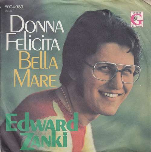Cover Edward Zanki - Donna Felicita / Bella Mare (7, Single) Schallplatten Ankauf