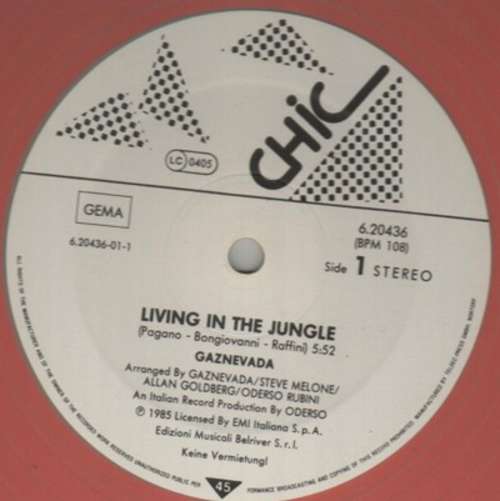 Cover Gaznevada - Living In The Jungle (12, Ora) Schallplatten Ankauf