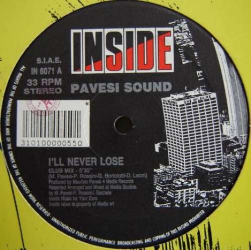 Cover Pavesi Sound - I'll Never Lose (12) Schallplatten Ankauf