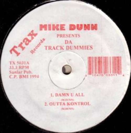 Cover Mike Dunn - Da Track Dummies (2x12) Schallplatten Ankauf