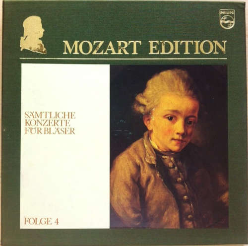 Cover Wolfgang Amadeus Mozart - Mozart Edition 4 ● Sämtliche Konzerte Für Bläser (4xLP + Box, Comp) Schallplatten Ankauf