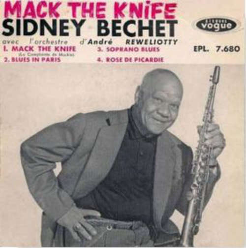 Cover Sidney Bechet avec L'Orchestre D'André Reweliotty* - Mack The Knife (7, EP) Schallplatten Ankauf