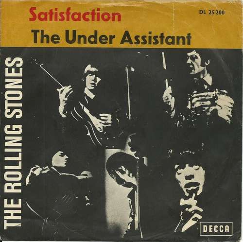 Cover The Rolling Stones - Satisfaction / The Under Assistant (7, Single) Schallplatten Ankauf