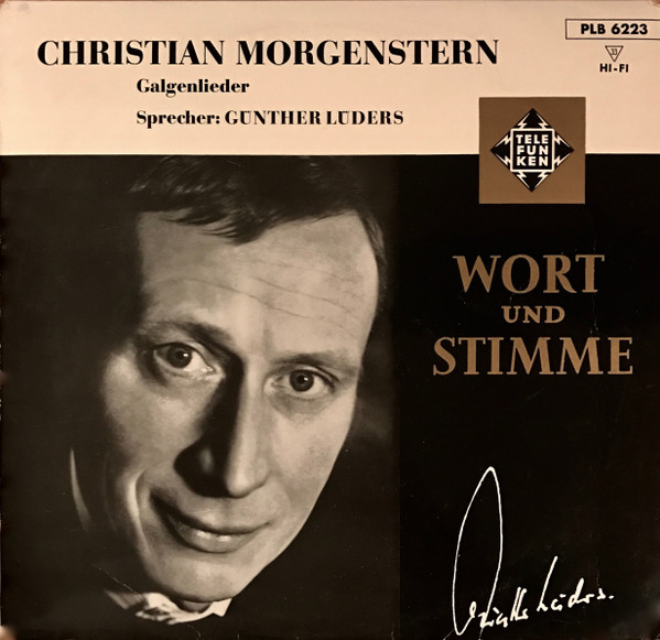 Cover Christian Morgenstern (2) - Günther Lüders - Galgenlieder (10) Schallplatten Ankauf