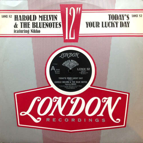Cover Harold Melvin & The Blue Notes* Featuring Nikko (5) - Today's Your Lucky Day (12) Schallplatten Ankauf