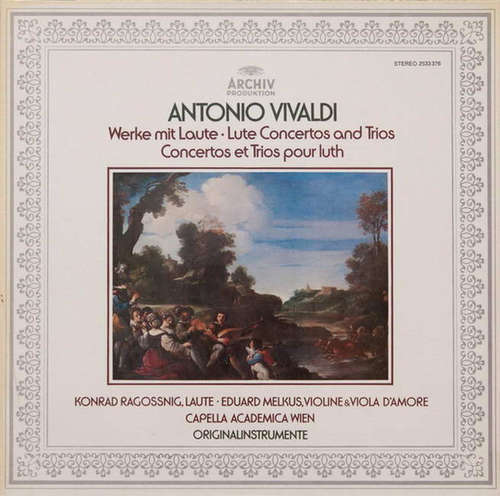 Cover Antonio Vivaldi - Werke Mit Laute - Lute Concertos And Trios - Concertos Et Trios Pour Luth (LP, Gat) Schallplatten Ankauf