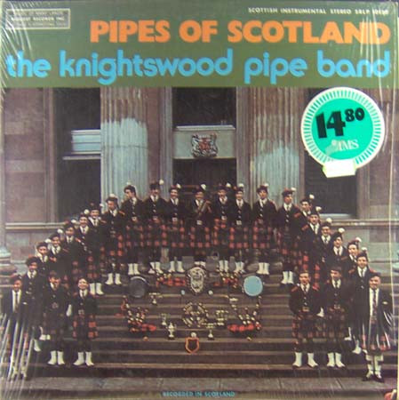 Cover The Knightswood Pipe Band - Pipes Of Scotland (LP, Album) Schallplatten Ankauf