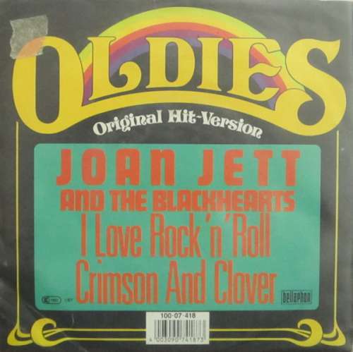 Cover Joan Jett And The Blackhearts* - I Love Rock 'N' Roll / Crimson And Clover (7, Single, RE) Schallplatten Ankauf