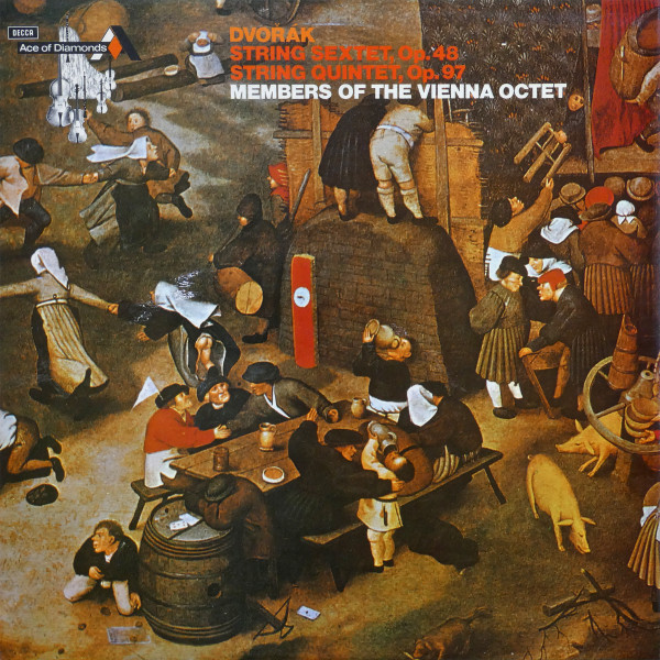 Cover Dvorak*, Members Of The Vienna Octet* - String Sextet, Op.48 / String Quintet, Op.97  (LP) Schallplatten Ankauf