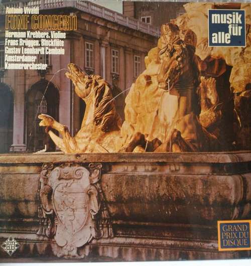 Cover Antonio Vivaldi - Fünf Concerti (LP, Ste) Schallplatten Ankauf