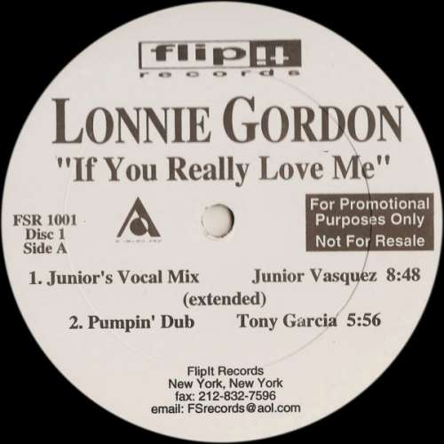 Cover Lonnie Gordon - If You Really Love Me (2x12, Promo) Schallplatten Ankauf