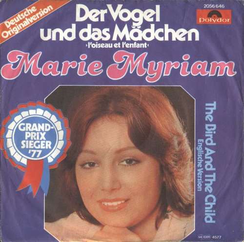 Cover Marie Myriam - Der Vogel Und Das Mädchen (7, Single) Schallplatten Ankauf