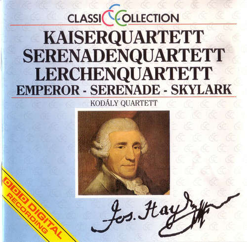 Cover J. Haydn* - Kaiserquartett - Serenadenquartett - Lerchenquartett (CD) Schallplatten Ankauf