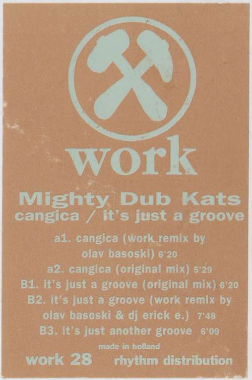 Cover Mighty Dub Kats* - Cangica / It's Just A Groove (12) Schallplatten Ankauf