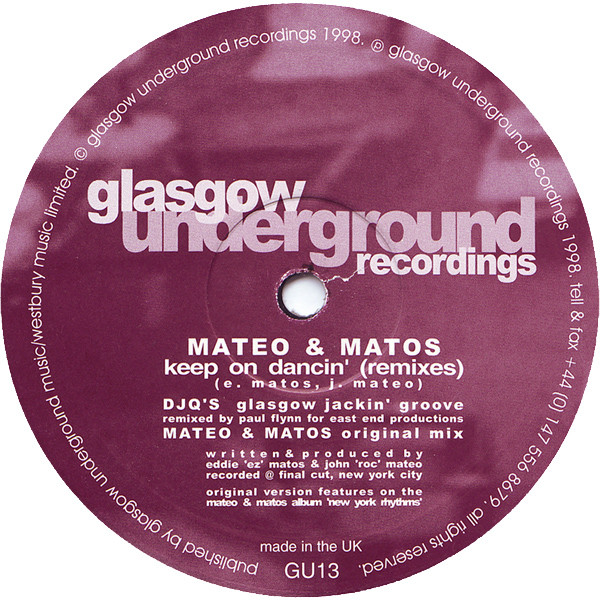 Cover Mateo & Matos - Keep On Dancin' (Remixes) (12) Schallplatten Ankauf
