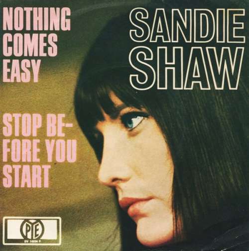 Cover Sandie Shaw - Nothing Comes Easy (7, Single) Schallplatten Ankauf