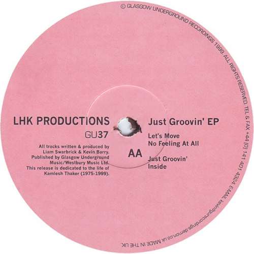 Cover LHK Productions* - Just Groovin' EP (12, EP) Schallplatten Ankauf
