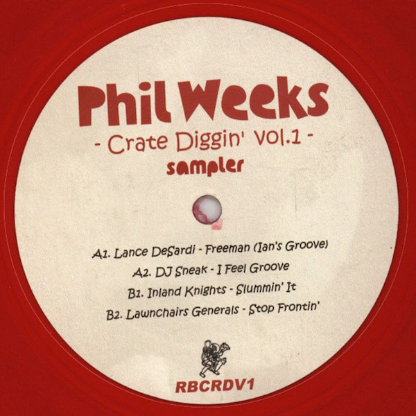 Cover Various - Phil Weeks Crate Diggin' Vol. 1 Sampler (12, Smplr, Red) Schallplatten Ankauf
