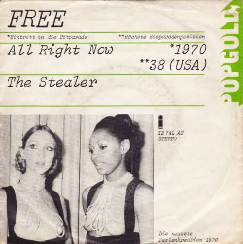 Cover Free - All Right Now / The Stealer (7, Single, RE, Lar) Schallplatten Ankauf