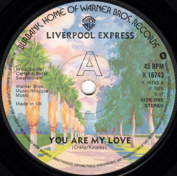 Cover Liverpool Express - You Are My Love (7, Single, Sol) Schallplatten Ankauf