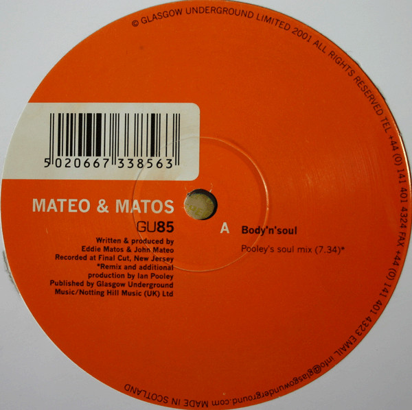 Cover Mateo & Matos - Body 'N' Soul (12) Schallplatten Ankauf