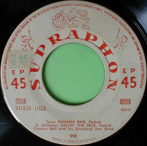 Cover Graeme Bell And His Dixieland Jazz Band - Panama Rag (7, EP, Mono, Big) Schallplatten Ankauf