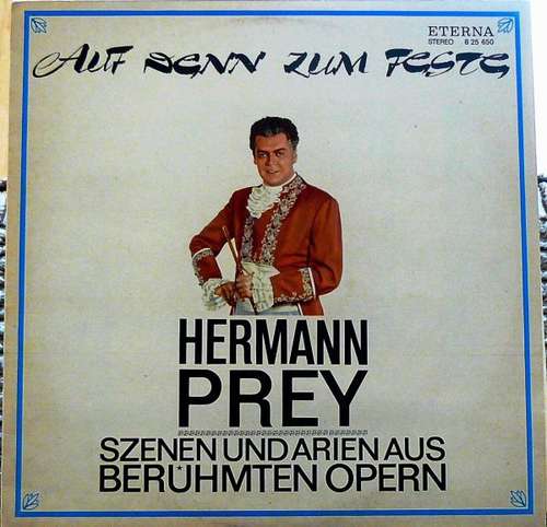 Cover Hermann Prey - Auf Denn Zum Feste - Szenen Und Arien Aus Berühmten Opern (LP, Comp) Schallplatten Ankauf