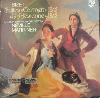 Cover Bizet*, London Symphony Orchestra*, Neville Marriner* - Suites «Carmen» 1 & 2 /  «L'Arlésienne» 1 & 2 (LP) Schallplatten Ankauf
