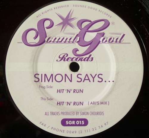 Cover Simon Says... - Hit 'N' Run (12) Schallplatten Ankauf