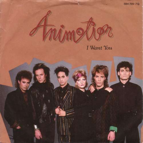 Cover Animotion - I Want You (7, Single) Schallplatten Ankauf