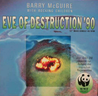 Cover Barry McGuire With Rocking Children - Eve Of Destruction ´90 (12, Maxi) Schallplatten Ankauf