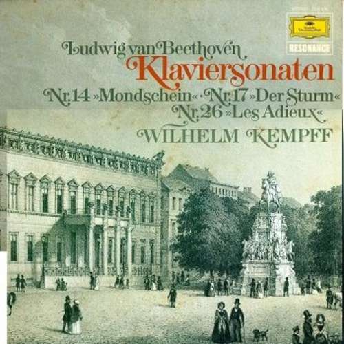 Bild Beethoven* - Wilhelm Kempff - Klaviersonaten Nr. 14 Mondschein, Nr. 17 Der Sturm, Nr 26 Les Adieux (LP, Comp) Schallplatten Ankauf