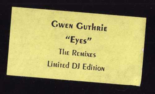 Bild Gwen Guthrie - Eyes (12, Ltd, Promo, W/Lbl) Schallplatten Ankauf