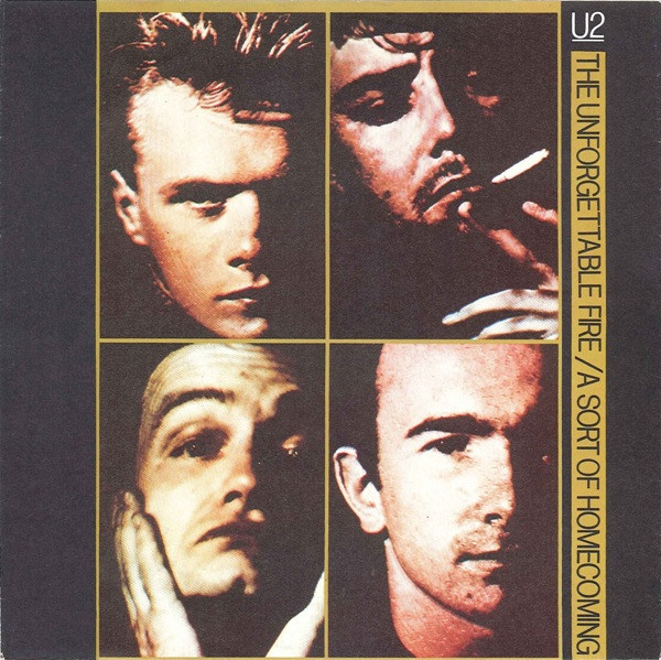 Cover U2 - The Unforgettable Fire / A Sort Of Homecoming (7) Schallplatten Ankauf